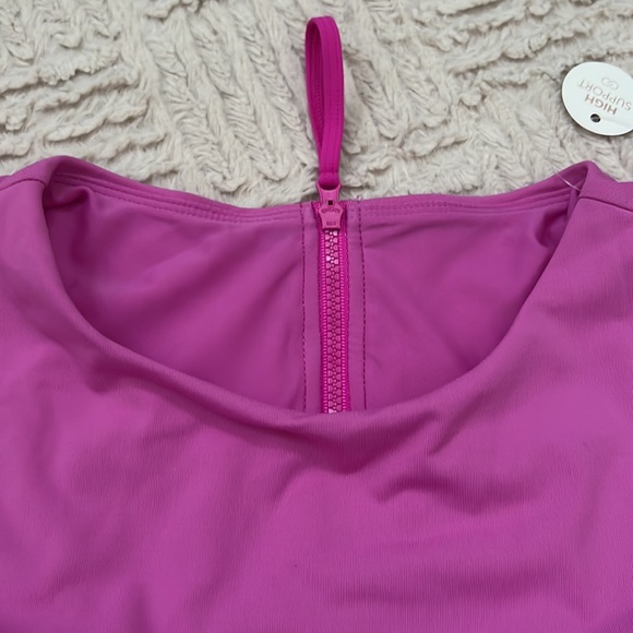 CALIA Women's High Neck Zip Back One Piece Swimsuit,
New with tags Size 8 - Picture 8 of 16